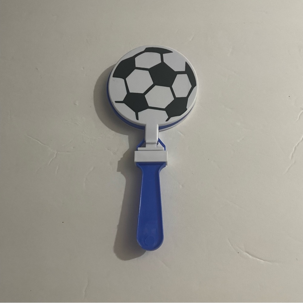 Soccer Ball Plastic Toy Clapper